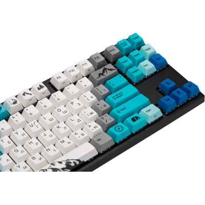 Клавиатура механическая Varmilo APG87 Summit R1, C-TK Brown, WL/USB-A, White Led