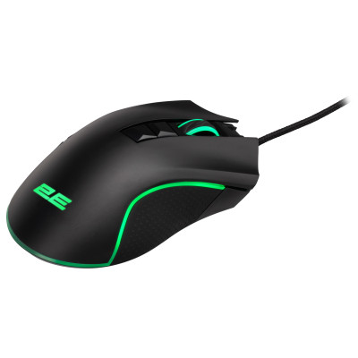 Мышь 2E GAMING MG340, RGB, USB-A, черный