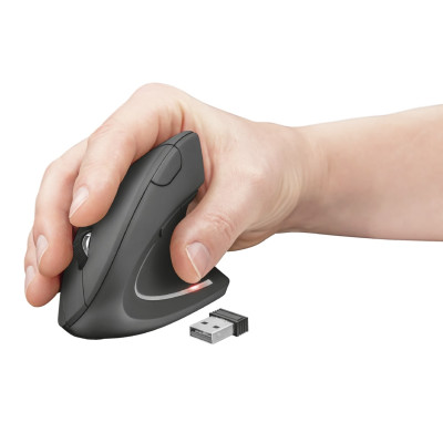 Миша Trust Verto Ergonomic, WL, чорний