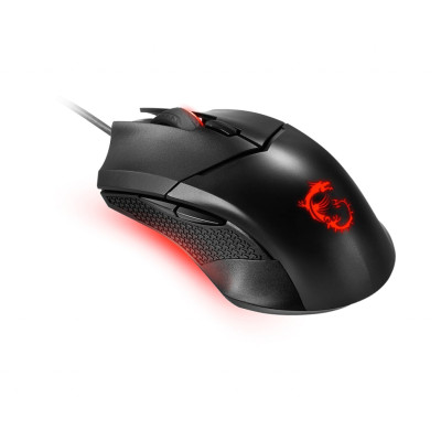 Миша MSI Clutch GM08, Red, USB-A, чорний