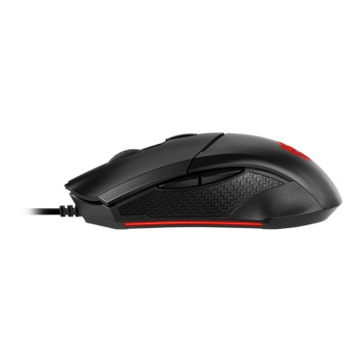 Миша MSI Clutch GM08, Red, USB-A, чорний