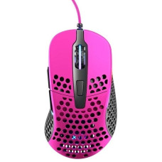 Миша Xtrfy M4, USB-A, RGB, рожевий