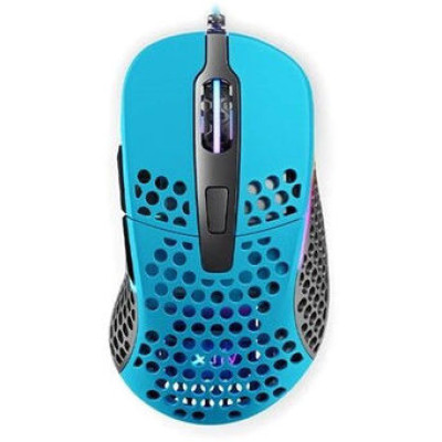 Мышь Xtrfy M4, USB-A, RGB, Miami Blue