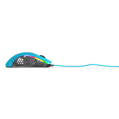 Мышь Xtrfy M4, USB-A, RGB, Miami Blue