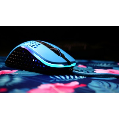 Мышь Xtrfy M4, USB-A, RGB, Miami Blue