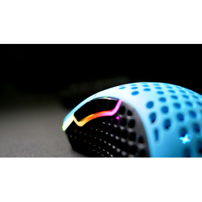 Мышь Xtrfy M4, USB-A, RGB, Miami Blue