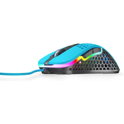 Мышь Xtrfy M4, USB-A, RGB, Miami Blue