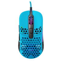 Мышь Xtrfy M42, USB-A, RGB, Miami Blue