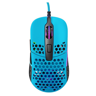 Мышь Xtrfy M42, USB-A, RGB, Miami Blue