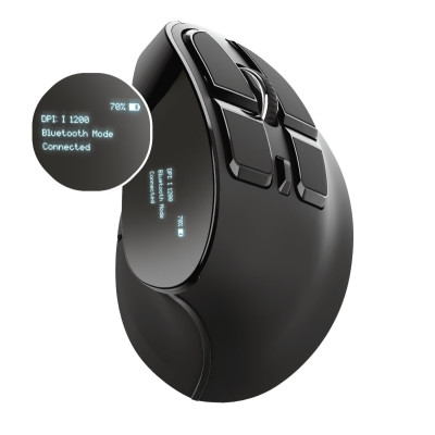 Мышь Trust Voxx Rechargeable Ergonomic, WL, черный