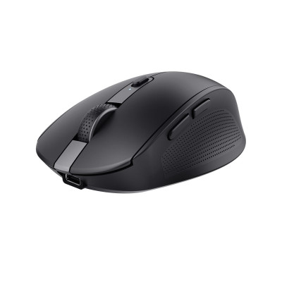 Мышь Trust OZZA compact, BT/WL/USB-A, черный