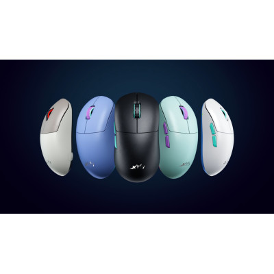 Миша Xtrfy M8, WL/USB-A, RGB, Frosty Purple