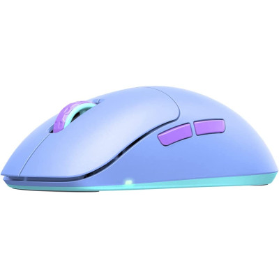 Миша Xtrfy M8, WL/USB-A, RGB, Frosty Purple