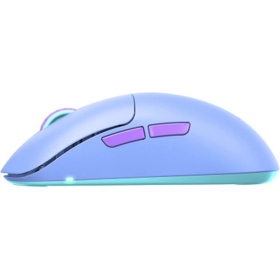 Миша Xtrfy M8, WL/USB-A, RGB, Frosty Purple