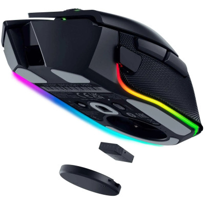 Миша Razer Basilisk V3 Pro, RGB, USB-A/WL/BT, чорний