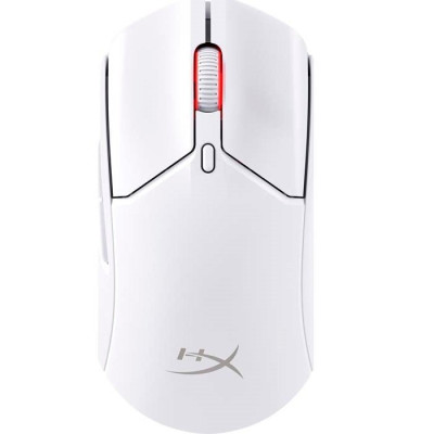 Мышь HyperX Pulsefire Haste 2, RGB, USB-A/WL/BT, белый