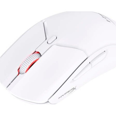 Мышь HyperX Pulsefire Haste 2, RGB, USB-A/WL/BT, белый