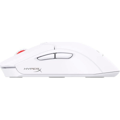 Мышь HyperX Pulsefire Haste 2, RGB, USB-A/WL/BT, белый