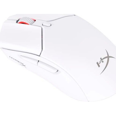 Мышь HyperX Pulsefire Haste 2, RGB, USB-A/WL/BT, белый