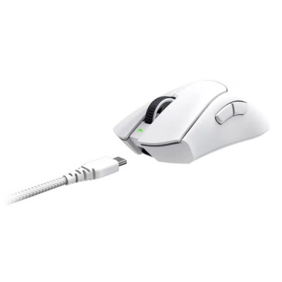 Мышь Razer Deathadder V3 Pro, USB-A/WL/BT, белый