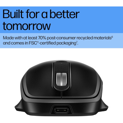 Мышь HP 510 Ultra-Fast Rechargeable, WL, черный