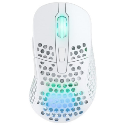 Мышь Xtrfy M4, WL/USB-A, RGB, белый