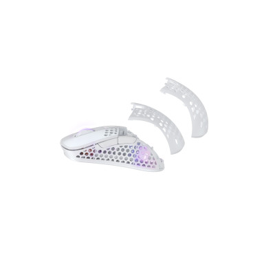 Мышь Xtrfy M4, WL/USB-A, RGB, белый