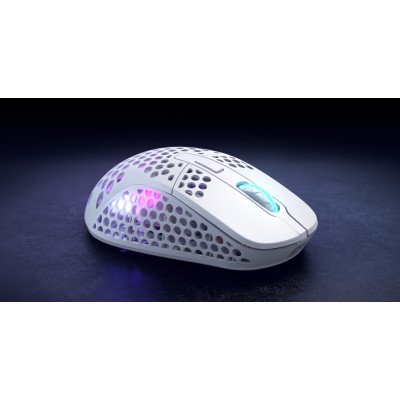 Мышь Xtrfy M4, WL/USB-A, RGB, белый