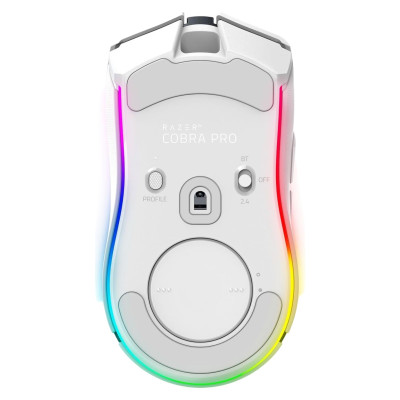 Мышь Razer Cobra Pro, RGB, USB-A/WL/BT, белый