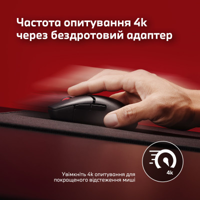 Мышь HyperX Pulsefire SAGA PRO, RGB, USB-A/WL/BT, черный