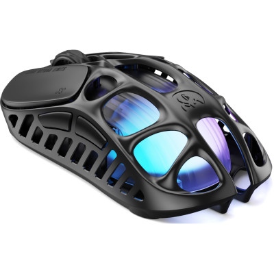 Мышь GravaStar Mercury X Pro, 8K, BT/WL/USB-A, RGB, черный