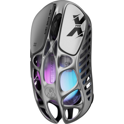 Мышь GravaStar Mercury X Pro, 8K, BT/WL/USB-A, RGB, серый