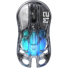 Мышь GravaStar Mercury M2, BT/WL/USB-A, RGB, черно-прозрачный