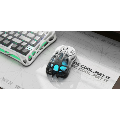 Мышь GravaStar Mercury M1 Pro, BT/WL/USB-A, RGB, черно-белый