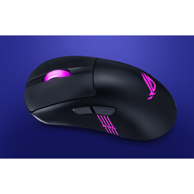 Мышь ASUS ROG Keris II Origin, RGB, USB-A/WL/BT, черный