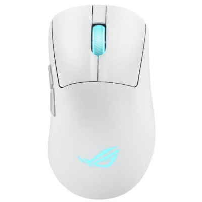 Мышь ASUS ROG Keris II Origin, RGB, USB-A/WL/BT, белый