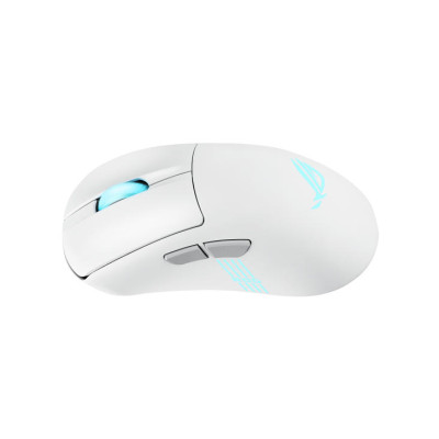 Мышь ASUS ROG Keris II Origin, RGB, USB-A/WL/BT, белый