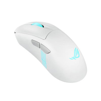 Мышь ASUS ROG Keris II Origin, RGB, USB-A/WL/BT, белый