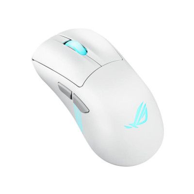 Мышь ASUS ROG Keris II Origin, RGB, USB-A/WL/BT, белый