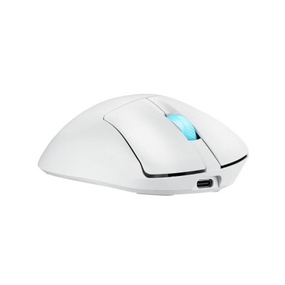 Мышь ASUS ROG Keris II Origin, RGB, USB-A/WL/BT, белый