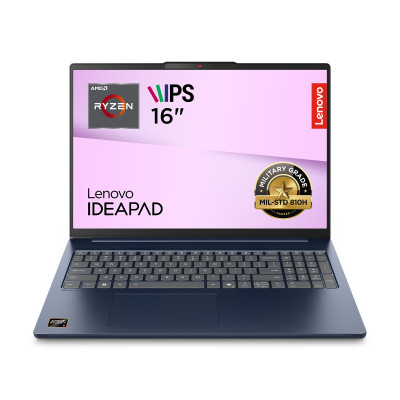 Ноутбук Lenovo IdeaPad Slim 5-16ARP10 16" WUXGA AG, AMD R5-7535HS, 16GB, F512GB, UMA, DOS, синий