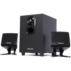 Акустична система MICROLAB M-108 2.1, 11W, mini-jack, чорний