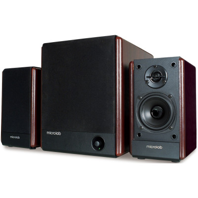 Акустическая система MICROLAB FC-330 2.1, 56W, mini-jack, дерево