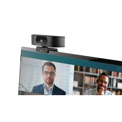 Вебкамера Trust Teza, 4K Ultra HD, 30 fps, auto focus, чорний