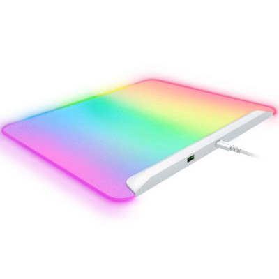 Игровая поверхность Razer Firefly V2 Pro, М (360х278х4.6мм), RGB, белый