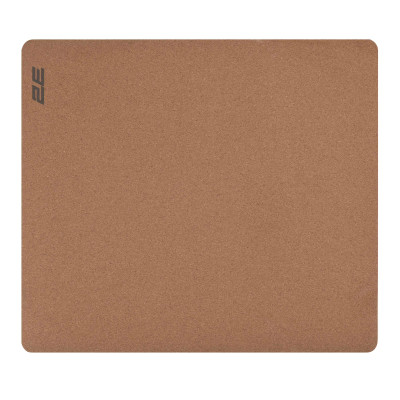 Коврик для мыши 2E CORK, M(450x400x2мм), коричневый