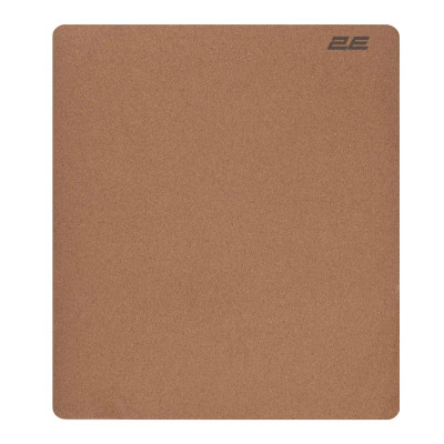 Коврик для мыши 2E CORK, M(450x400x2мм), коричневый