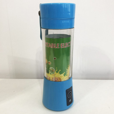 Блендер Smart Juice Cup Fruits USB. Колір: синій