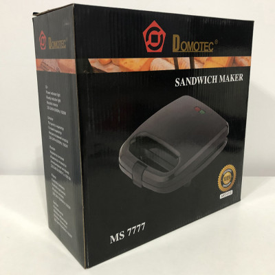 Сендвічниця DOMOTEC MS-7777, Електробутербродниця, Бутербродниця електрична, Сендвічниця мультипекар.