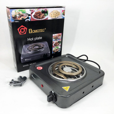 Электроплита Domotec MS-5531, электроплита настольная одноконфорочная, электроплита для дачи. Цвет: серый Электроплита Domotec MS-5531, электроплита настольная одноконфорочная, электроплита для дачи. Цвет: серый